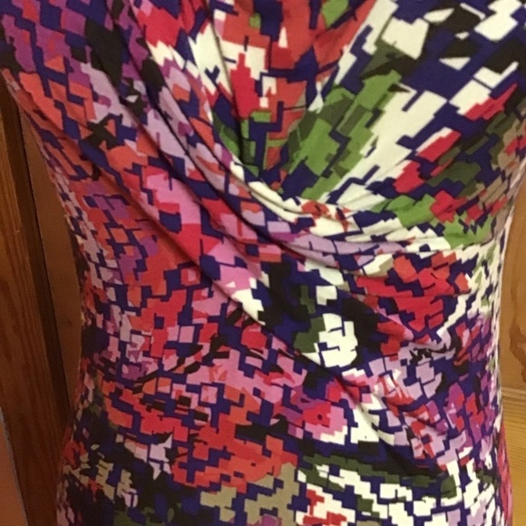 Cabi op art bright plunging tank top - Picture 6 of 9